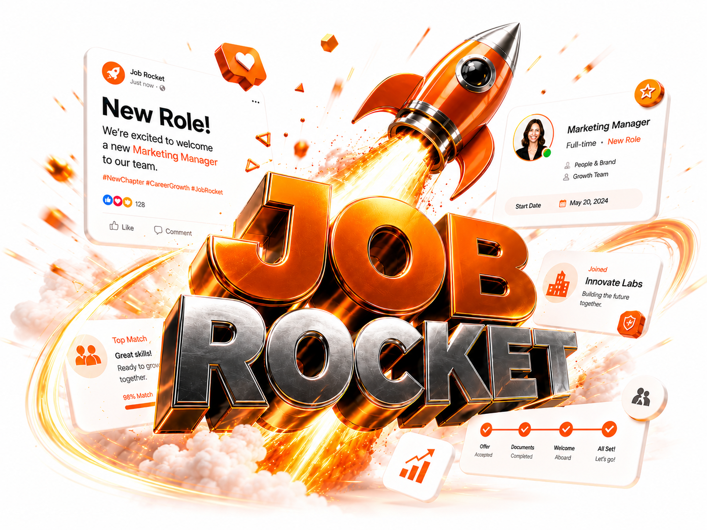 Job Rocket: andockbarer Karrierebereich für die Website